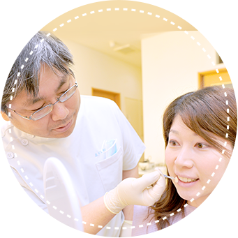 マタニティ歯科で
お母さんの歯科検診を